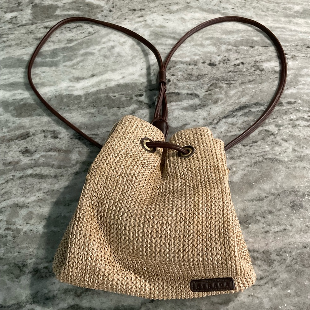 Strada tan woven backpack - Picture 4 of 11